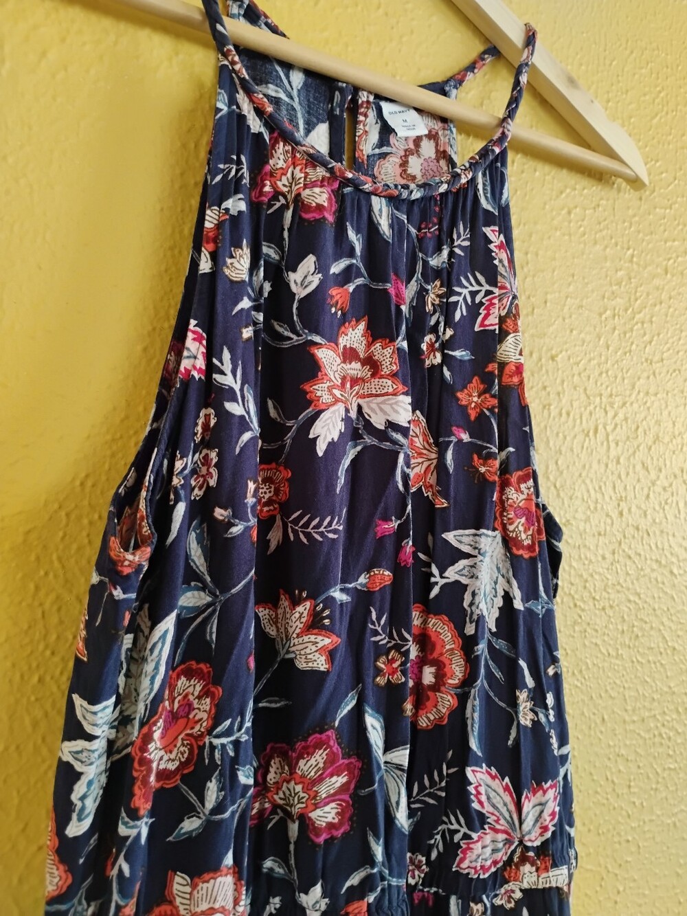 High Neck Maxi Floral Old Navy Dress